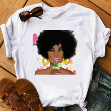 Load image into Gallery viewer, God says you are black girl  beautiful magic t shirt