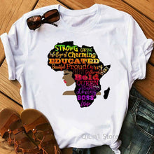 Load image into Gallery viewer, God says you are black girl  beautiful magic t shirt
