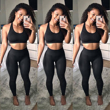Load image into Gallery viewer, 10%Spandex Seamless  High Waist Exercise Leggings