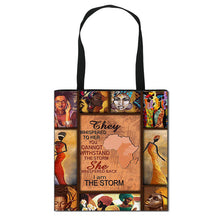 Load image into Gallery viewer, Art African Sister Pattern Print Totes Bag Afro Girl  Fashion Handbag Ladies Shopping Bag Woman Shoulder Bag for Travelling