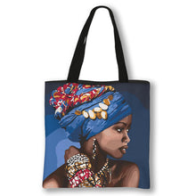 Load image into Gallery viewer, Art African Sister Pattern Print Totes Bag Afro Girl  Fashion Handbag Ladies Shopping Bag Woman Shoulder Bag for Travelling