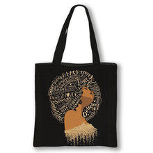 Load image into Gallery viewer, Art African Sister Pattern Print Totes Bag Afro Girl  Fashion Handbag Ladies Shopping Bag Woman Shoulder Bag for Travelling