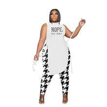 Load image into Gallery viewer, Casual Plus Size Women Clothing Two Piece Outfits Sleeveless
